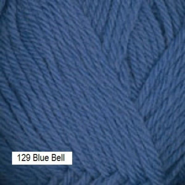 Galway Yarn from Plymouth Yarns. Color #129 Blue Bell