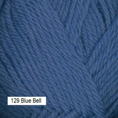 Galway Yarn from Plymouth Yarns. Color #129 Blue Bell