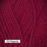 Galway Yarn from Plymouth Yarns. Color #163 Magenta