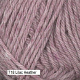 Galway Yarn from Plymouth Yarns. Color  #718 Lilac Heather