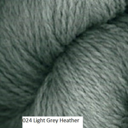 Homestead Yarn from Plymouth Yarn. Color 24 Light Gray Heather