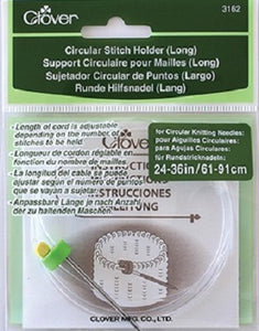 Clover Circular Stitch Holder. Available in Long #3162 and Short #3161