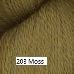 Hearthstone DK Yarn from Plymouth Yarn. Color #203 Moss