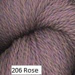 Hearthstone DK Yarn from Plymouth Yarn. Color #206 Rose