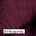 Hearthstone DK Yarn from Plymouth Yarn. Color #207 Burgundy