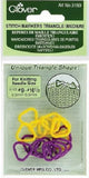Triangle Stitch Markers from Clover Medium #3150
