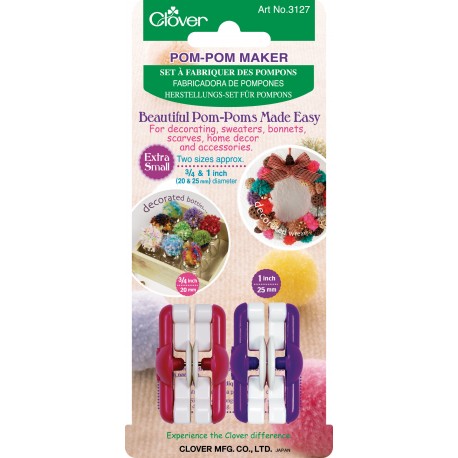 Clover Pom Pom Makers #3127 Small size