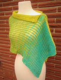 Bloom Poncho Knitted with Lang Bloom. Pattern from Idea Studio Designs.