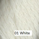 Plymouth Yarn Ceilo Yarn in color #01 White.