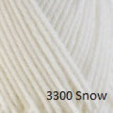 Berroco Ultra Wool, a superwah worsted weight yarn. Color 3300 Snow
