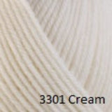 Berroco Ultra Wool, a superwah worsted weight yarn. Color 3301 Cream