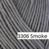 Berroco Ultra Wool, a superwah worsted weight yarn. Color 3306 Smoke