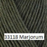 Berroco Ultra Wool, a superwash worsted weight yarn.  Color Marjorum #333118