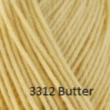 Berroco Ultra Wool, a superwah worsted weight yarn. Color 3312 Butter
