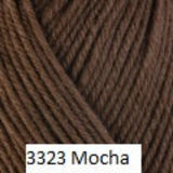 Berroco Ultra Wool, a superwah worsted weight yarn. Color 3323 Mocha