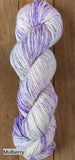 Twizzlefoot Yarn from Mountain Colors.  Color Mulberry