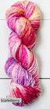 Twizzlefoot Yarn from Mountain Colors.  Color Scarletberry